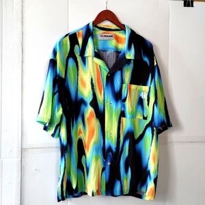 Zaba Rhuigi multicolor XL men's shirt. Colorful lightweight bright bold party